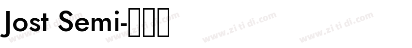 Jost Semi字体转换